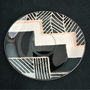 90s Sango The Larry Laslo Collection in Dimension Oval Saucer Plate